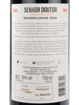 Herdade da Maroteira Senhor Doutor Touriga Nacional Reserva 0.75 Tinto 2022