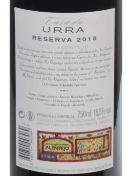 Casa da Urra Reserva Tinto 2018