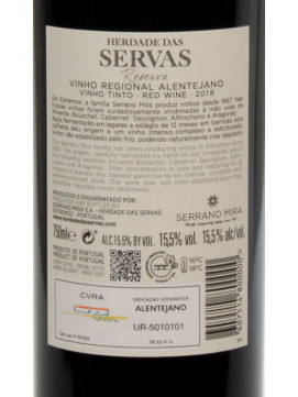 Herdade das Servas Reserva Tinto 2018