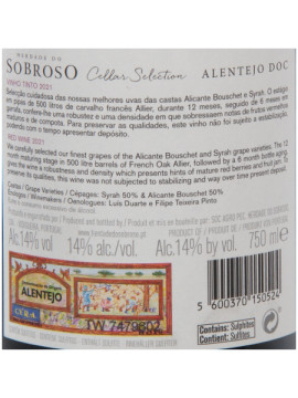 Herdade do Sobroso Cellar Selection Tinto 2021