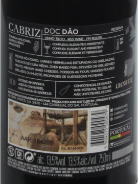 Quinta de Cabriz Reserva T 2017/2018