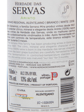 Herdade das Servas 0.75 Arinto 2018