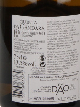 Quinta da Gandara Encruzado Grande Reserva 0.75 Branco 2018/2020