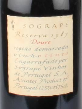 Sogrape Res T Douro 3* 1987