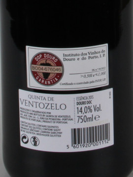 Quinta Ventozela Essencia Tinto 0.75 Tinto 2015
