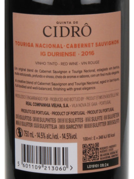 Quinta de Cidr Cabernet/Touriga Nacional 2016