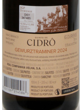 Quinta de Cidr Gewurztraminer 0.75 2021/24
