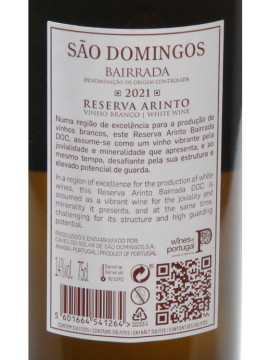 S Domingos Reserva Arinto 0.75 Branco 2021/22