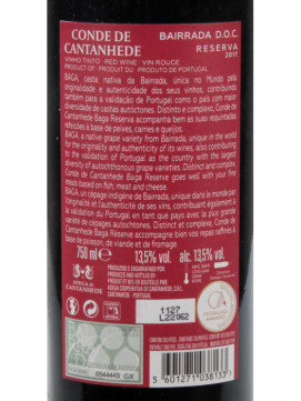 Coop. Cantanhede Conde de Cantanhede Reserva 0,75 Tinto 2019