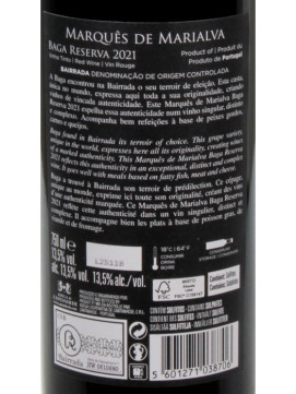 Coop. Cantanhede Marques de Marialva Baga Reserva 0.75 L 2021