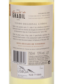 Quinta do Gradil 0.75 Branco 2022