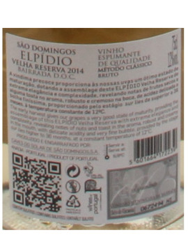 S Domingos Elpidio Velha Reserva Bruto 0.75 2017