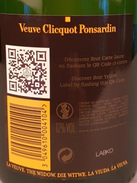 Veuve Clicquot Brut 0.75X12º