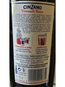 Cinzano Tinto Doce 0,75X15