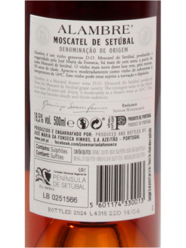 Moscatel Setubal J.m.f. Alambre 20 Anos 0.5L