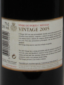 Messias Porto Vintage 2005 0.75 2005