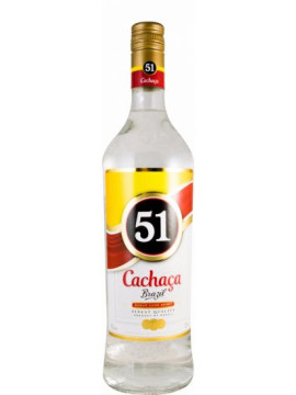 Aguardente Cana Cachaça 51 1 L.º