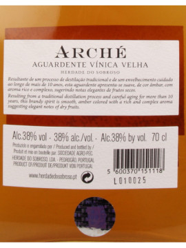 Herdade do Sobroso Aguardente Velha Arche 0,70