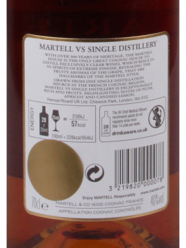 Cognac Martel 3* V..S.