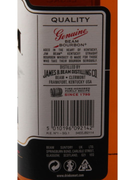 Jim Beam White Label 1L