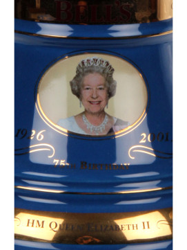 Bell S Queen 75 Birthday Decanter Ceramica 0.70X40