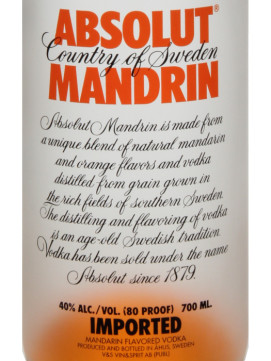 Vodka Absolut Mandrin