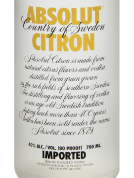 Vodka Absolut Citron