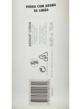 Vodka Absolut Citron