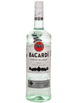 Rum Bacardí Carta Blanca 1Lº 37,5%
