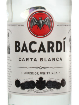 Rum Bacardi Carta Blanca 1L 37.5