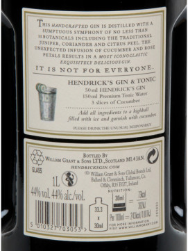 Gin Hendrick S 1Lºx44º