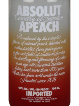 Vodka Absolut Apeach