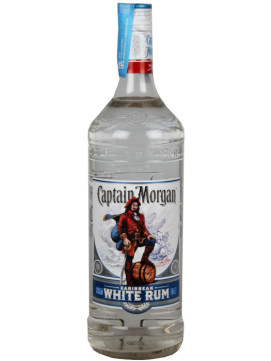 Rum Captain Morgan White 1L X 37,5