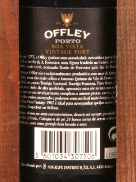 Porto Offley Boa Vista Vintage 1987 1987