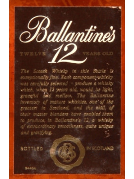 Ballantines 12 Yo 0,75 43% Vol.
